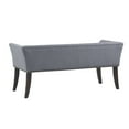 thumbnail image 3 of Gracie Mills Greta Solid Wood Accent Bench with Upholstered Seat and Back - GRACE-9582, 3 of 3