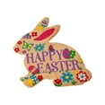 thumbnail image 2 of Outdoor Easter Bunny Doormat, 36 Inch Welcome Rabbit Door Mat with Non Slip Rubber Backing, Cute Front Porch Entryway Rug for Spring Holiday Decor, Indoor Outdoor Use, 2 of 8