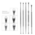 thumbnail image 3 of Ear Wax Removal Tool, 6pcs Ear Candles Stainless Steel Curette Earwax Removal Kit with Storage Box, 3 of 7