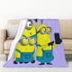 thumbnail image 1 of Manta polar de Minions, súper suave y acogedora, manta de franela ligera y cómoda, manta de felpa cálida para sofá, cama, 50 x 70 pulgadas, 1 of 8