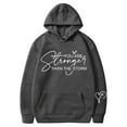 thumbnail image 5 of You Are Stronger Than The Storm Hoodies for Women Mental Health Matters Inspirational Positive Hooded Sweatshirt, 5 of 6