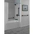 thumbnail image 2 of Delta 41924-BL Angular Modern Decorative ADA Grab Bar - 24", Matte Black, 2 of 2