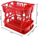 thumbnail image 2 of Escurridor de Platos 2 Niveles de Alta Capacidad | Organizador de Cocina Compacto, Ahorra Espacio, con Porta Cubiertos y Fácil Armado (ROJO), 2 of 5