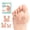 Beige, variant on Welnove U-Shaped Felt Callus Pads - 36 CT Self-Adhesive Cushions, Helps Reduce Friction & Discomfort, Patterned