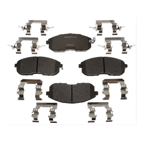 Front Brake Pad Set - Compatible with 2007 - 2012, 2017 - 2019 Nissan Sentra 1.6L 4-Cylinder 2008 2009 2010 2011 2018