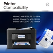 LC401XL Ink Cartridge for Brother LC401 LC401XL Ink Cartridge for Brother Printer for MFC-J1010DW MFC-J1012DW MFC-J1170DW Printer(4-Pack)