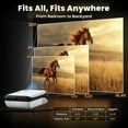 thumbnail image 4 of HAPPRUN Projector, Native 1080P Bluetooth Projector, Portable Outdoor Movie Projector, Full HD Mini Projector with Speaker for Home Bedroom, Compatible with Smartphone,HDMI,USB,A, 4 of 8