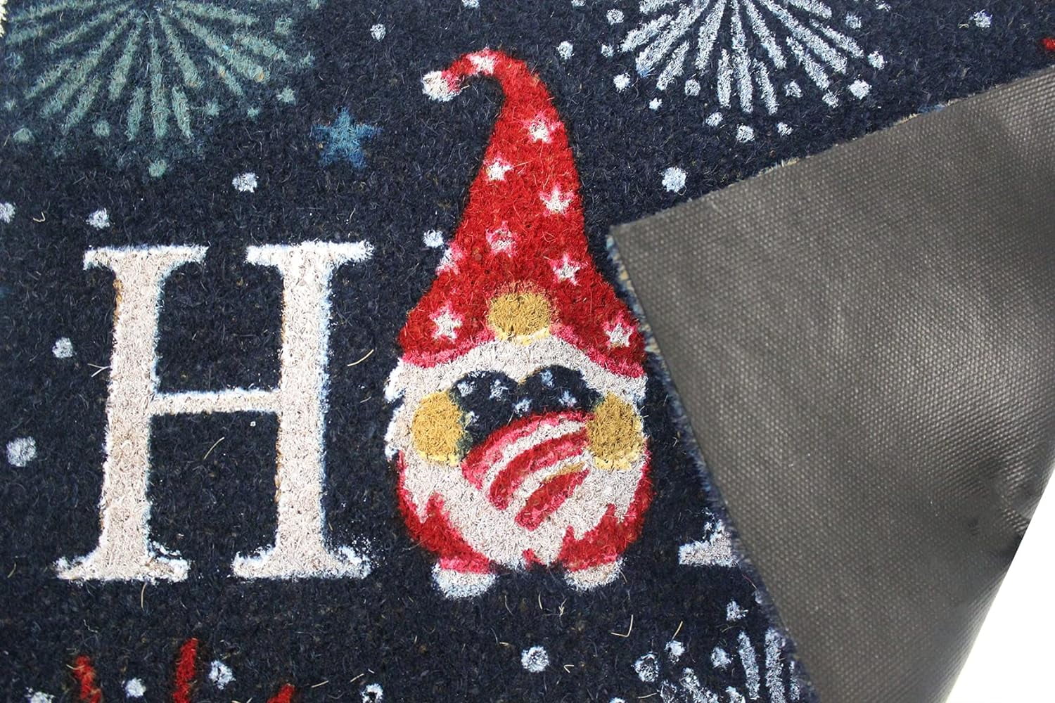 Kashi Home Holiday Door Mat Coir Mat 18x28 Non-Slip Printed Doormat, Durable Outdoor Rug, Welcome Mat, Welcome Spring Theme - Home Gnome