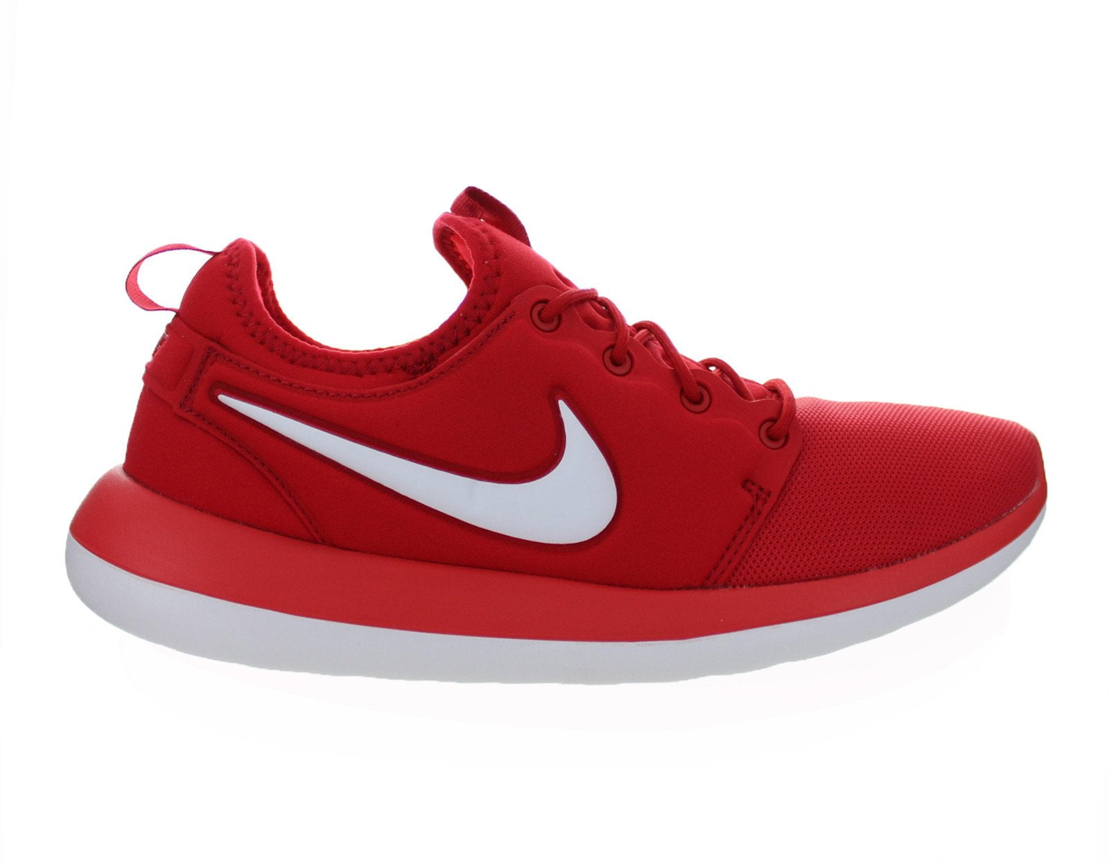 nike roshe red and white