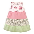thumbnail image 3 of Hudson Baby Baby Girls Cotton Dresses, Blush Rose Leopard, 18-24 Months, 3 of 4