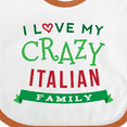 thumbnail image 4 of Inktastic Italian Family Heritage Boys or Girls Baby Bib, 4 of 4