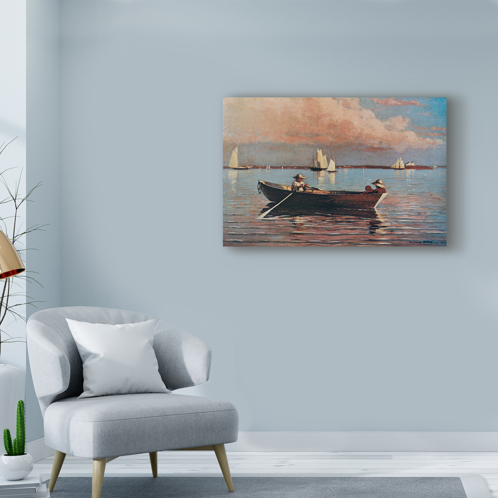 Trademark Fine Art 'Gloucester Harbor' Canvas Art by Masters Collection
