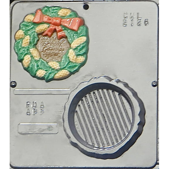 2126 Season's Greeting 2pc Box Chocolate Candy Mold