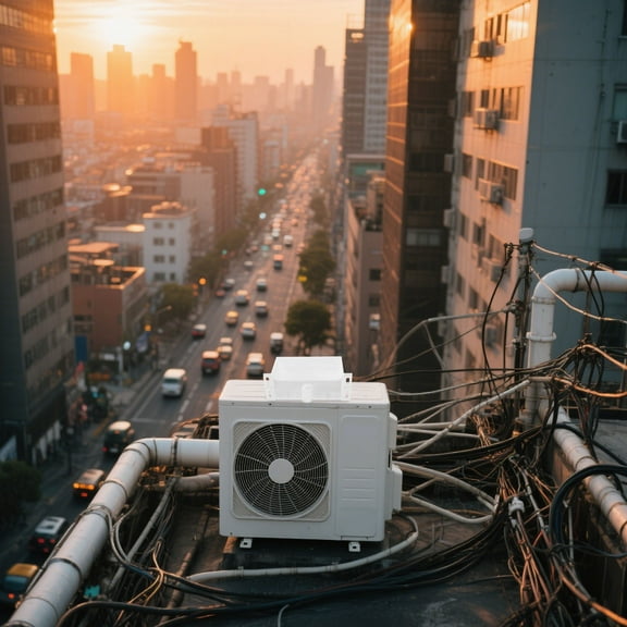 Luxshiny White Plastic Drain Pan for Air Conditioners, 1 Set - Ideal for Homeowners