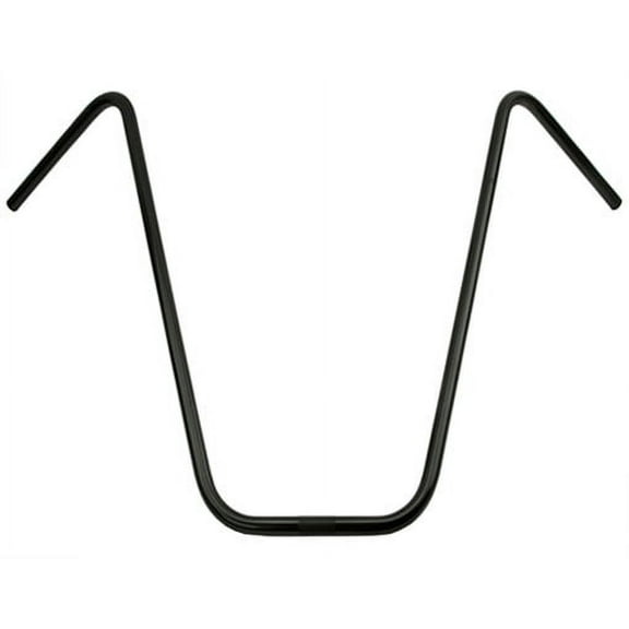 Alta Ape-Hangers Bicycle 22.2mm Handle Bars, Multiple Sizes and Colors (Black, 25")