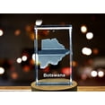 thumbnail image 4 of Botswana 3D Engraved Crystal 3D Engraved Crystal Keepsake/Gift/Decor/Collectible/Souvenir, 4 of 7