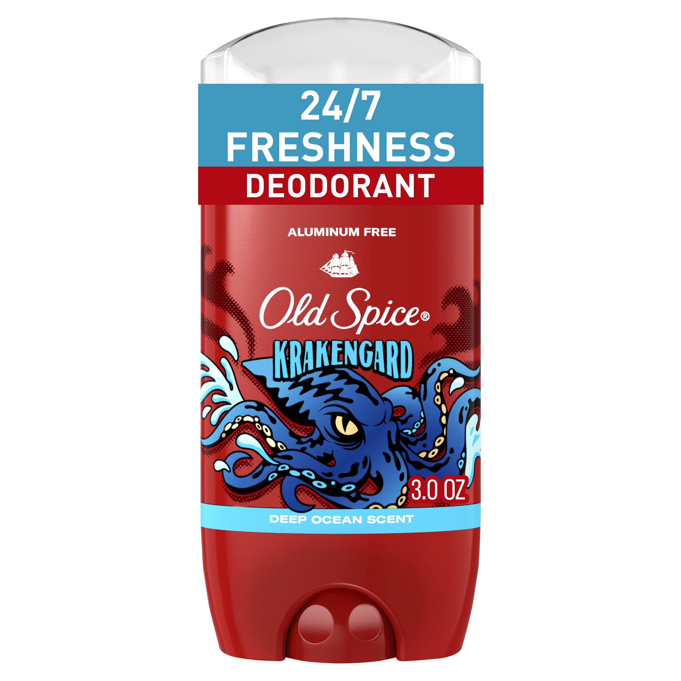 Old Spice Aluminum Free Deodorant for Men, Stick, Krakengard, 3.0 oz