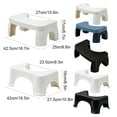 thumbnail image 3 of Advancent Elegantes taburetes duraderos para niños pequeños, baño para adultos, instalación limpia, taburete para niños pequeños para Juegos de accesorios de baño Combinado/Blanco, 3 of 6