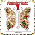 thumbnail image 3 of Christmas Cash Gift Butterfly Ornament Money Holder for Tree Decorations,Butterfly-Shaped Displays Rolled Cash,Festive Hanging Keepsake for Trees, Giving and Seasonal Holiday Decor,Z-C, 3 of 9