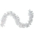 thumbnail image 3 of Northlight 9' x 12" Prelit White Crystal Spruce Artificial Christmas Garland - Clear Lights, 3 of 4