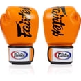 thumbnail image 4 of Fairtex BGV19 Deluxe Tight-Fit Gloves (Orange, 16 oz), 4 of 5