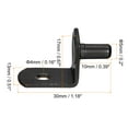 thumbnail image 2 of Shelf Support Pegs, 80 Pack 5mm(1/5") L-Shaped Bracket Pegs Shelf Pin, Black, 2 of 5
