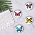thumbnail image 2 of Imán para refrigerador Poitvd Crystal Glass 12 piezas con forma de mariposa, 2 of 6