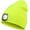 Flourescent Yellow, variant on LED Beanie Hat with Light, Unisex Rechargeable LED Headlamp Hat, Warm Knit Hat, Head Light for Outdoor Dog Walking,Gifts for Men Women Dad