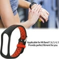 thumbnail image 3 of Replacement Wristband For Mi Band 7, Full Protection Soft Silicone Smart Bracelet Strap With Adjustable Closure Buckle, 3 of 8