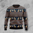 thumbnail image 3 of Sudadera unisex informal de invierno con estampado 3D de árbol de Navidad, Papá Noel, tatuaje, gato, animal, ciervo, oso, fea, M1, 3 of 5