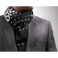 thumbnail image 1 of Suede Microfiber Mens Silk Scarf - Designer neck scarf for winters, 1 of 1