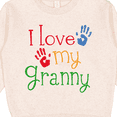 thumbnail image 3 of Inktastic I Love My Granny Toddler Sweatshirt, 3 of 4