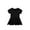 Black, variant on Krdevn Girls Dresses Casual Dress for Baby Toddler Girls Pure Color Elastic Waist Outdoor Play Dress,3-4 Years