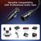 thumbnail image 3 of Cable de micrófono Matters XLR a XLR, paquete de 2 unidades, 10 m, negro, 3 of 7