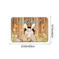 thumbnail image 3 of Easter Door Mat Non Slip Absorbent Floor Rug, Washable Kitchen Mat for Entrance Porch Bathroom Decor, Holiday Themed Indoor Outdoor Carpet for Home(M), 3 of 6