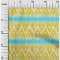 thumbnail image 1 of oneOone Cotton Poplin Fabric Chevron Ikat Printed Craft Fabric BTY 56 Inch Wide, 1 of 4