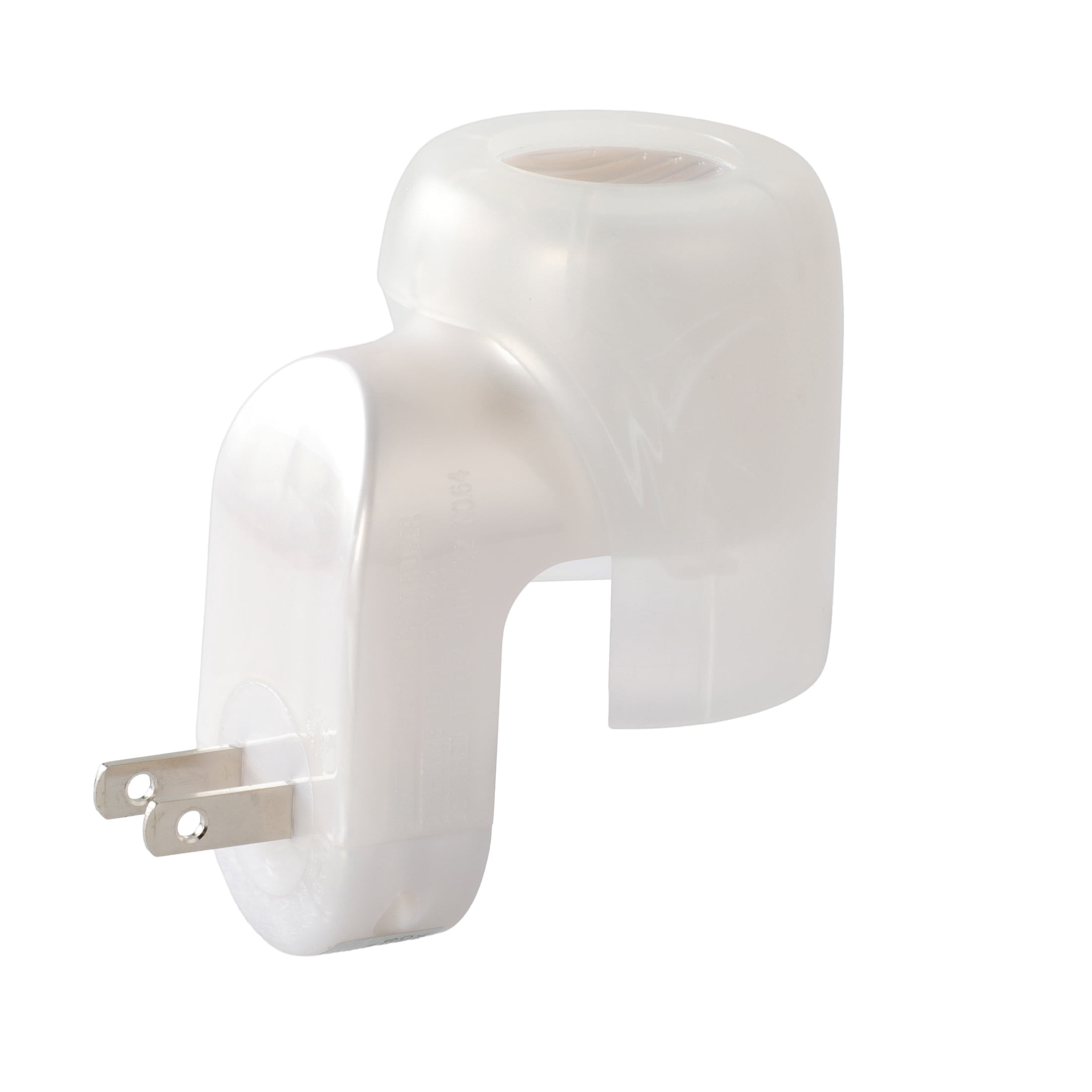 Mainstays Aroma Accents LED Fragrance Plug-in, Marble Pattern, Traditional Wax Warmers, White