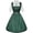 Green, variant on Women's 3 Pieces German Dirndl Dress Costumes For Traditional Bavarian Oktoberfest Carnival,performance outfit, retro ethnic style