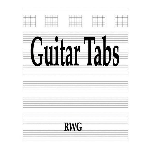 Guitar Tabs: 100 Pages 8.5" X 11", (Paperback)