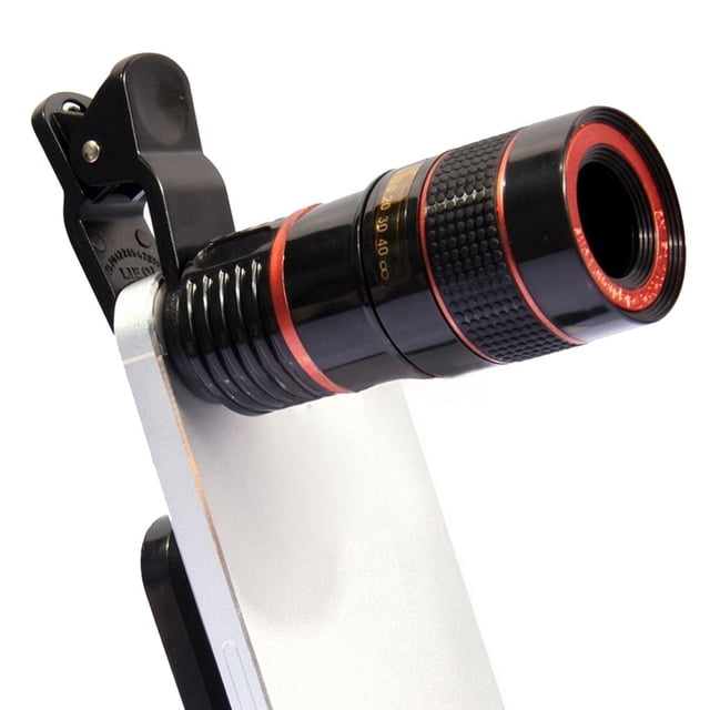 Telescopio de zoom óptico universal 8X Clip de lente de cámara Telescopio de teléfono móvil Cámara externa de longitud focal larga Sweethay DZ4653-01B
