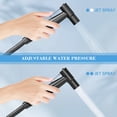 thumbnail image 3 of Handheld Bidet Sprayer for Toilet, Premium Stainless Steel Bathroom Bidet Sprayer Set for Baby Wash, Baby Cloth Diaper Sprayer, Shower Sprayer for Pet, Handheld Bidet Spray Water Kit for Self Cleaning, 3 of 8
