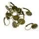 thumbnail image 4 of 12 ganchos para pendientes con cierre de palanca, bases en blanco para manualidades DIY Bronce, 4 of 7