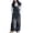 Dark Blue, variant on UACY Girls Cargo Denim Overalls Loose Fit Adjustable Strap Dungarees Pants Kids Wide Leg Hip Hop Jean Jumpsuits Bib Workwear (Dark Blue, 5-6 Years)
