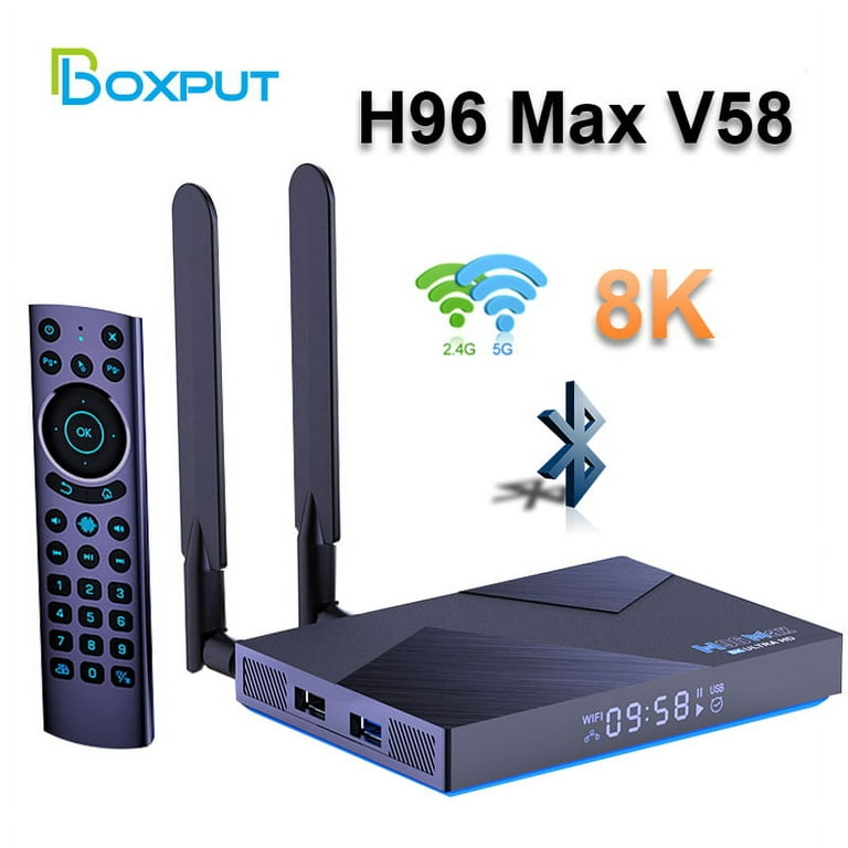 8GB 128GB H96 Max RK3566 Android TV Box RK3566 Quad Core Android 11.0  2.4G/5G WiFi 1000M LAN BT4.0 USB3.0 Support 8K 25fps 4K 60fps H.265 Set Top  TV