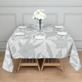 thumbnail image 4 of Floral 52" Square Waterproof Tablecloth, Floral Print Polyester Table Cover, 4 of 6