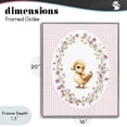 thumbnail image 4 of Stupell Industries Cottage Spring Gingham Duckling Gray Framed Giclee Art, 16 x 20, by Christine Simpson Art, 4 of 8