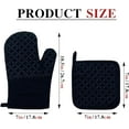 thumbnail image 4 of Made from Scratch, Fun Oven Mitts and Pot Holders Set, Silicone Non-Slip Insulated Oven Mitts, A Good Helper for Kitchen Cooking, Gifts for Cat Chefs and Cat Lovers, 4 of 5