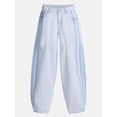thumbnail image 6 of No Boundaries Ultra Baggy Barrel Jeans, 30.5", 32.5'', 34.5" Inseams, Women's and Women's Plus Sizes 00-4X, 6 of 6