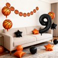thumbnail image 3 of Globos con números de baloncesto de 40 cm para fiesta de noveno cumpleaños, 3 of 6