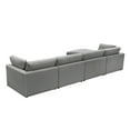 thumbnail image 5 of Rustic Manor Saniyah Grey Linen Sofa Chaise, 5 of 9